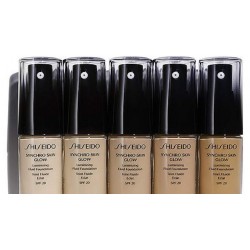 SHISEIDO SYNCHRO SKIN  GLOW LUMINIZING FLUID FUNDATION 8 TONOS 30gr